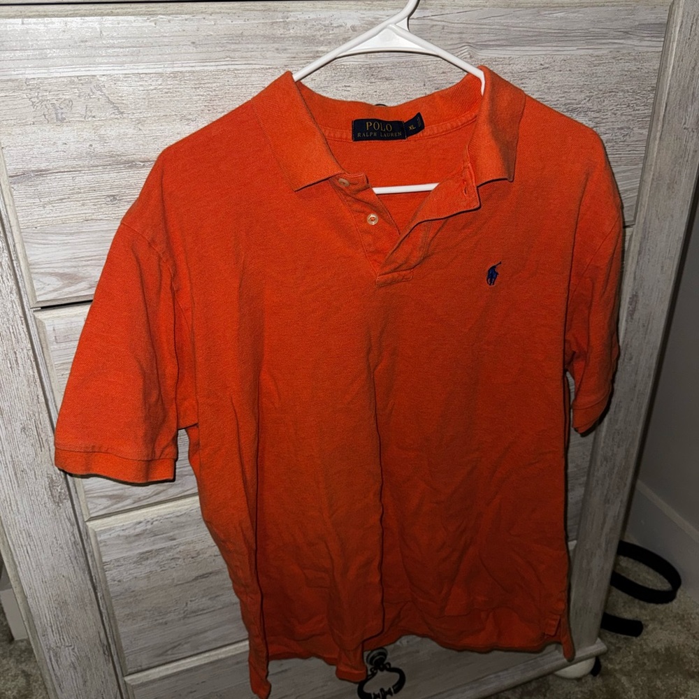 Polo by Ralph Lauren Men's Vibrant Orange Polo